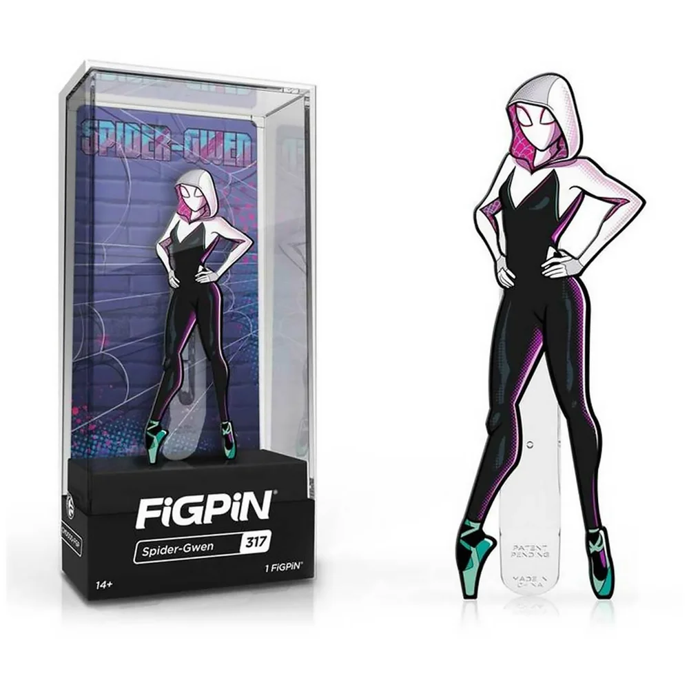 Spider-Man: Spider-Verse Spider-Gwen FiGPiN Enamel Pin Image 1