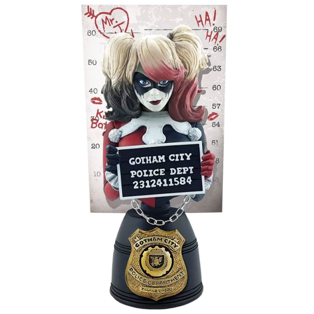 Cryptozoic Entertainment DC Harley Quinn Mugshot Bust Variant Image 1