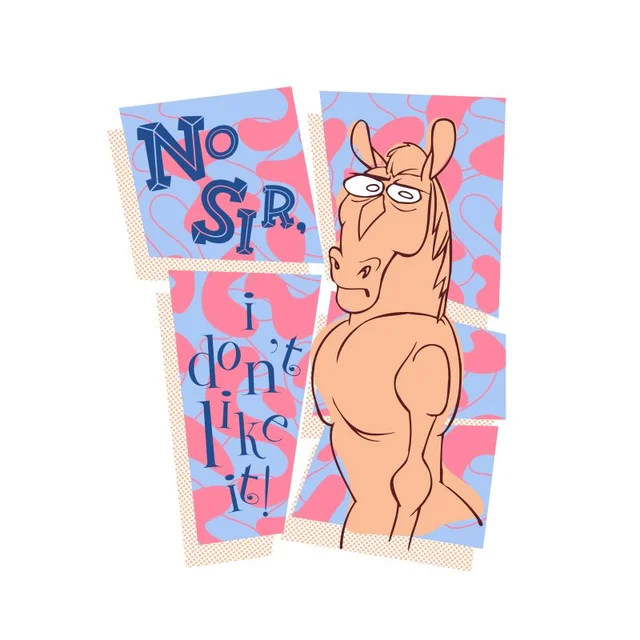 Ren & Stimpy No Sir I Don't Like It! Men's T-Shirt - White