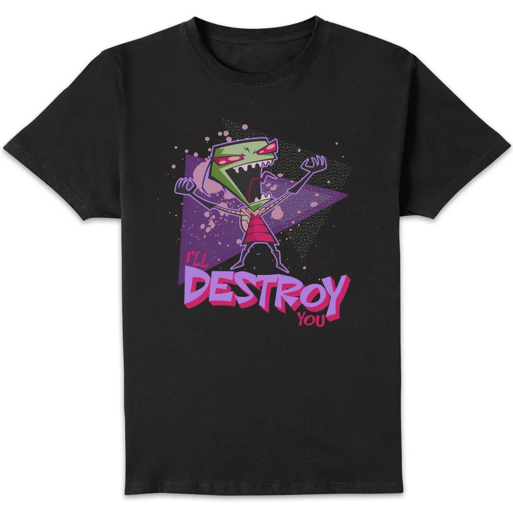 Invader Zim I'll DESTROY You Men's T-Shirt - Black - S Image 1