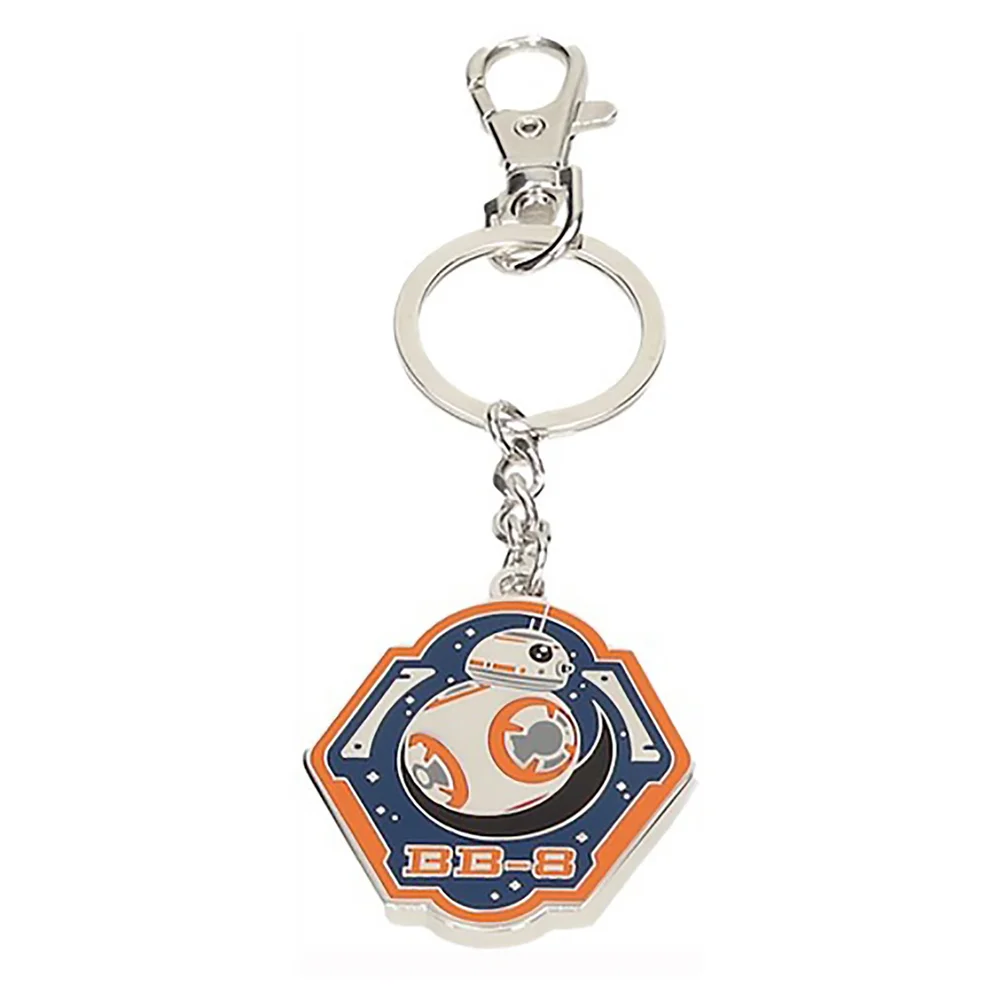 Star Wars Keychain BB 8 Orange Edge Metal E7 Image 1