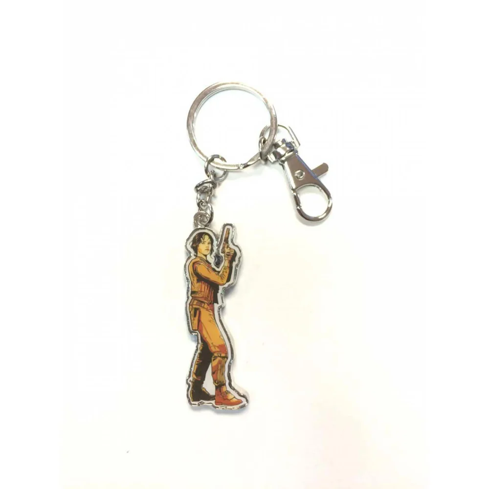 Star Wars Keychain Sgt Jyn Erso Metal Rogue One Image 1