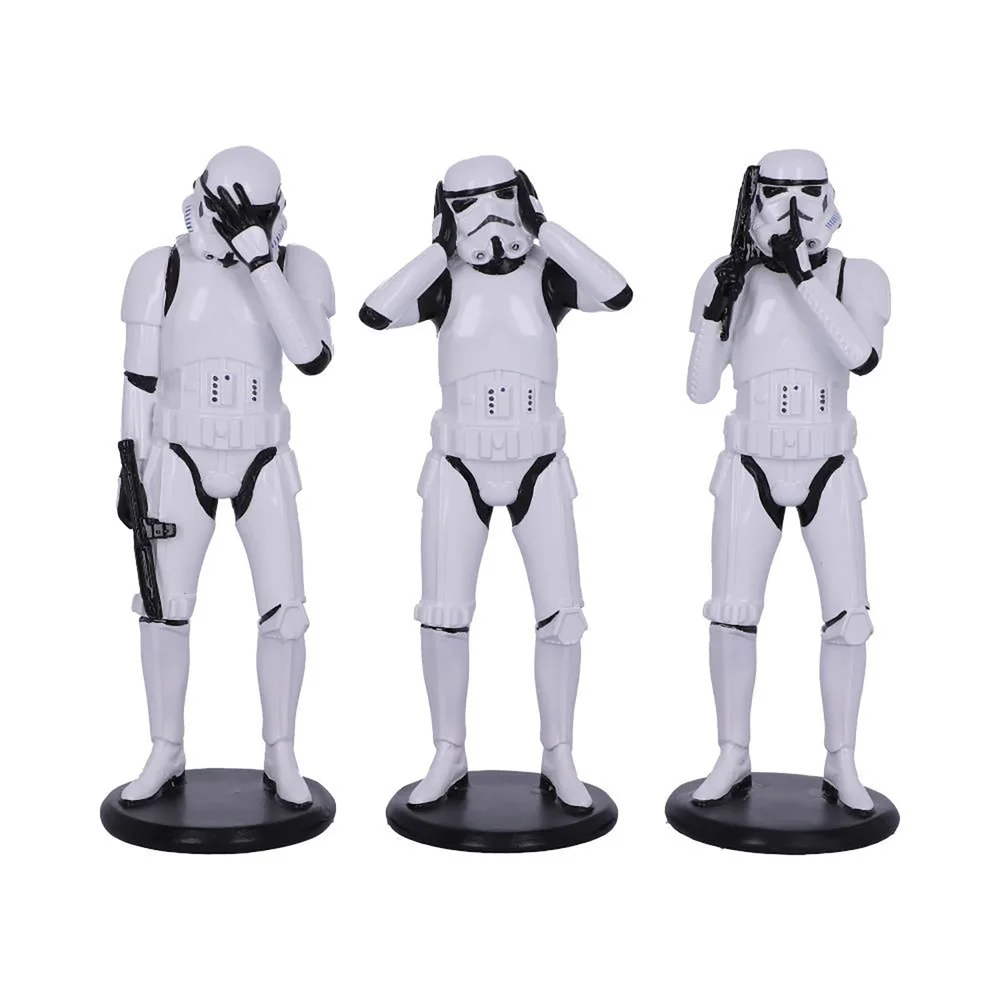 Three Wise Stormtroopers Standing Set Image 1