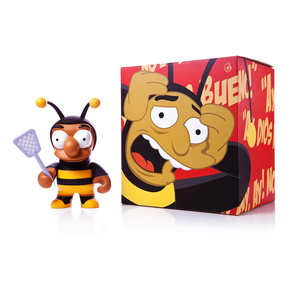 Kidrobot The Simpsons Bumblebee Man 6 Inch Yelow Image 1
