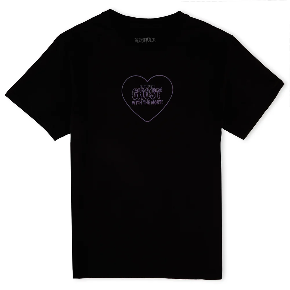 Beetlejuice Ghost With The Most Unisex T-Shirt - Black - S - Black Image 1