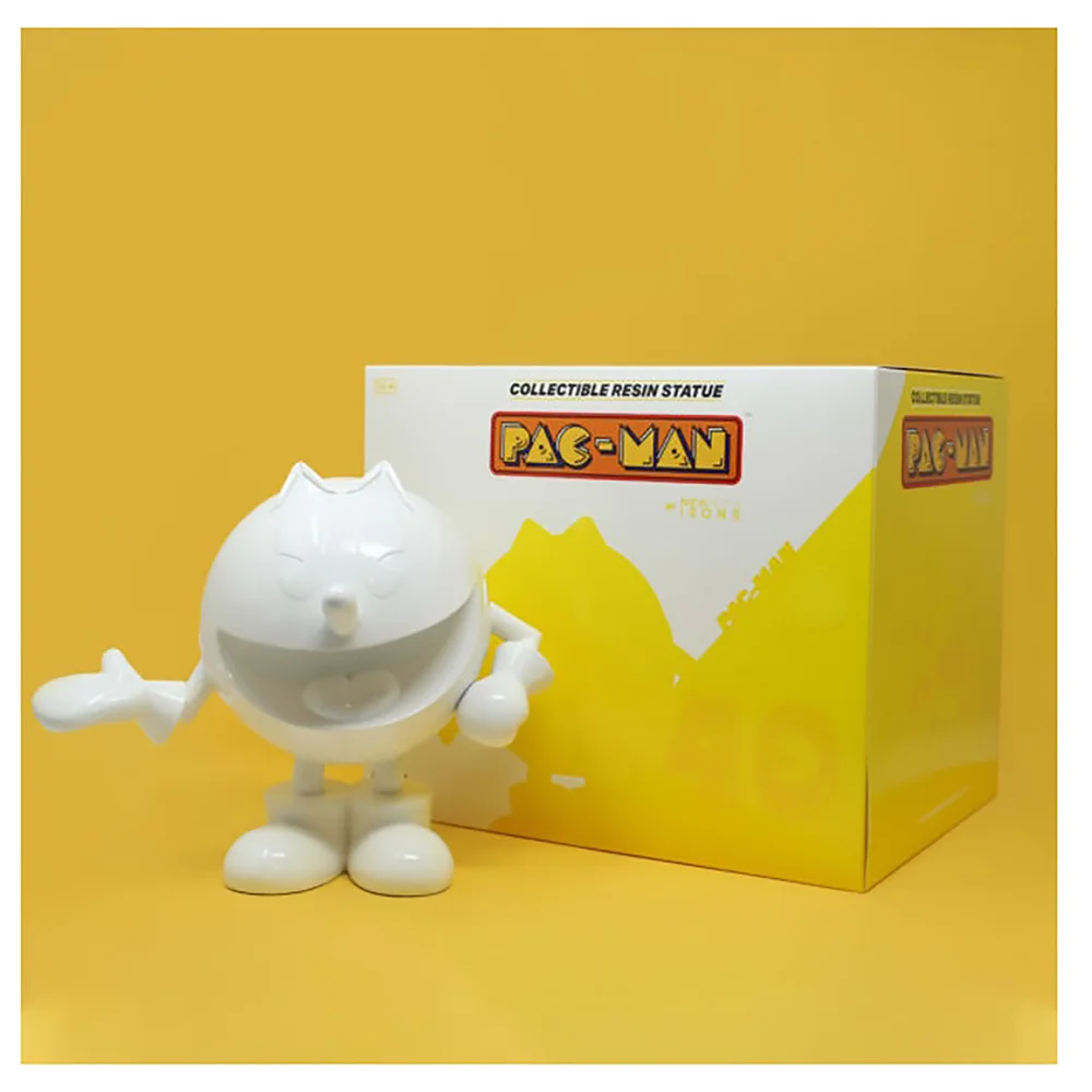Icons Pac-man 20cm Resin Statue - White Image 1