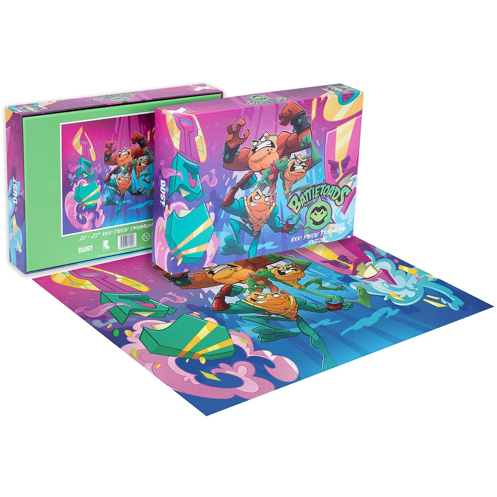Battle Toads 1000pc Puzzle - Zavvi Exclusive Image 1