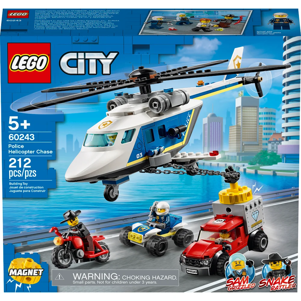 LEGO City: Police Helicopter Chase Building Set (60243) Image 1