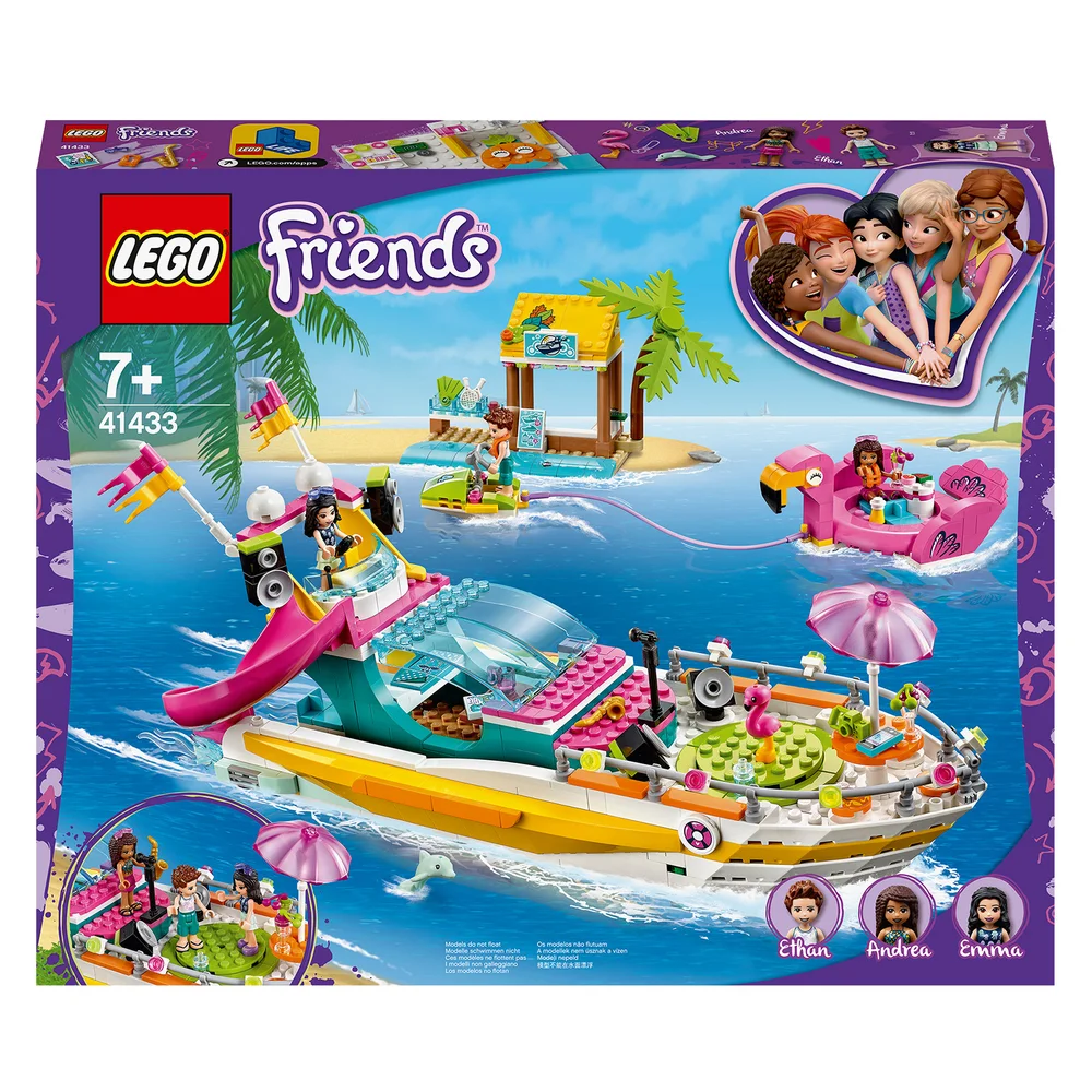 LEGO Friends Party Boat Building Set (41433) Image 1