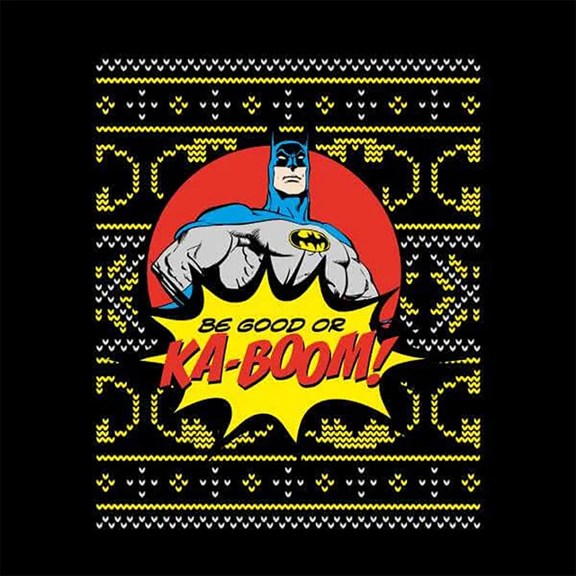 Batman Be Good Or Ka Boom! Sweatshirt - Black