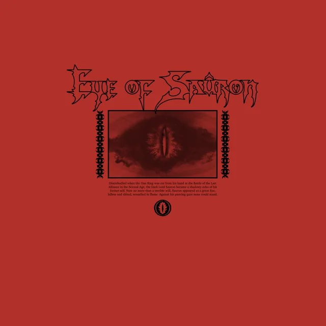 Lord Of The Rings Eye Of Sauron Men's T-Shirt - Red