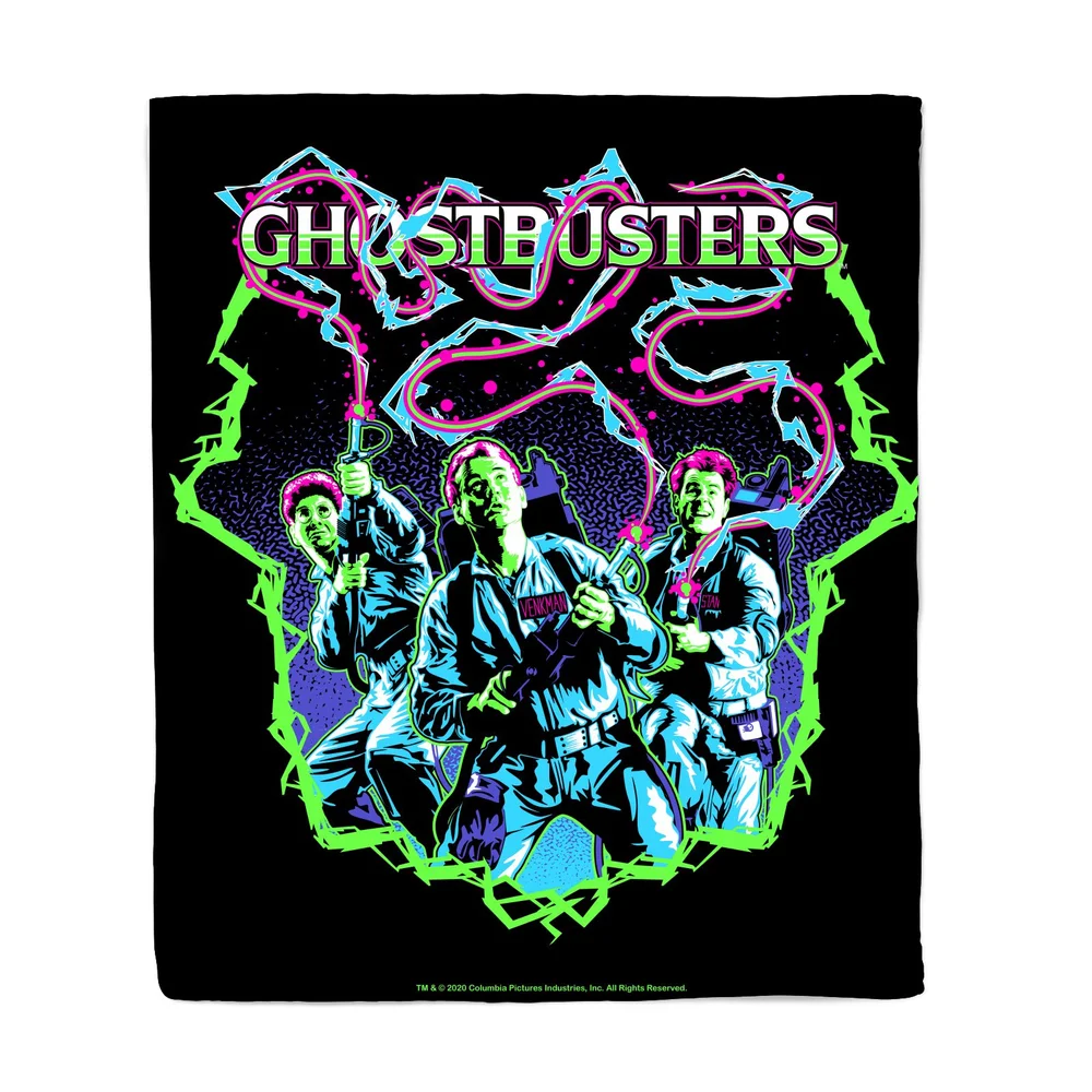Ghostbusters 80's Neo Fleece Blanket - M Image 1