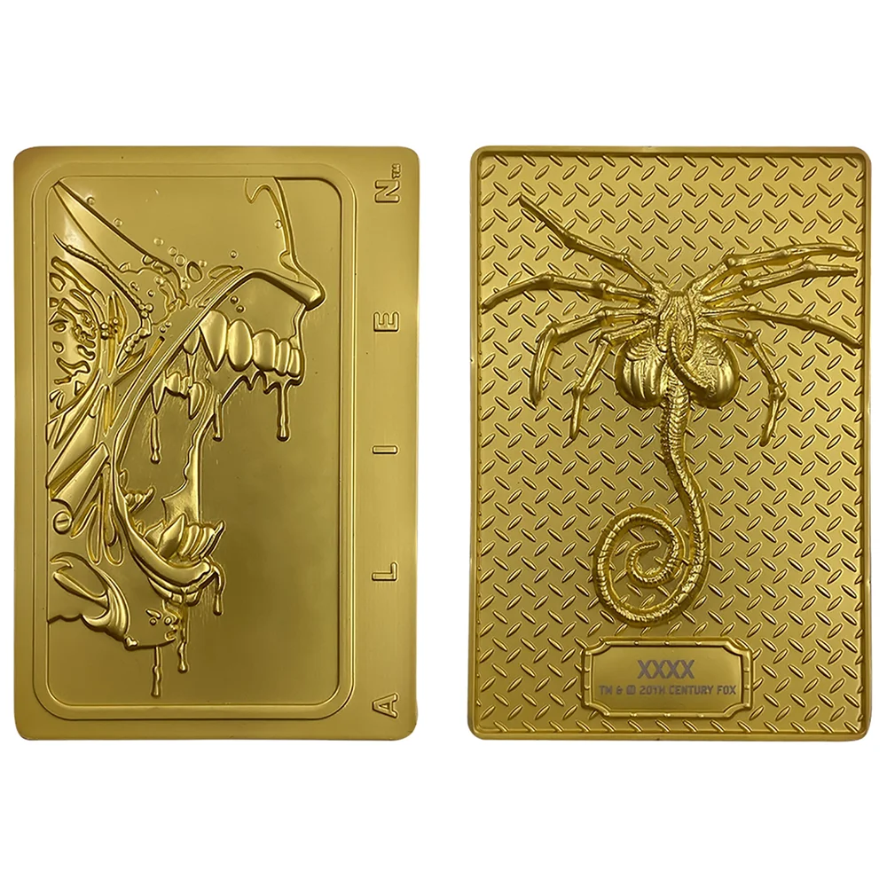 Alien 24k Gold Plated Xenomorph Limited Edition Ingot - Zavvi Exclusive Image 1