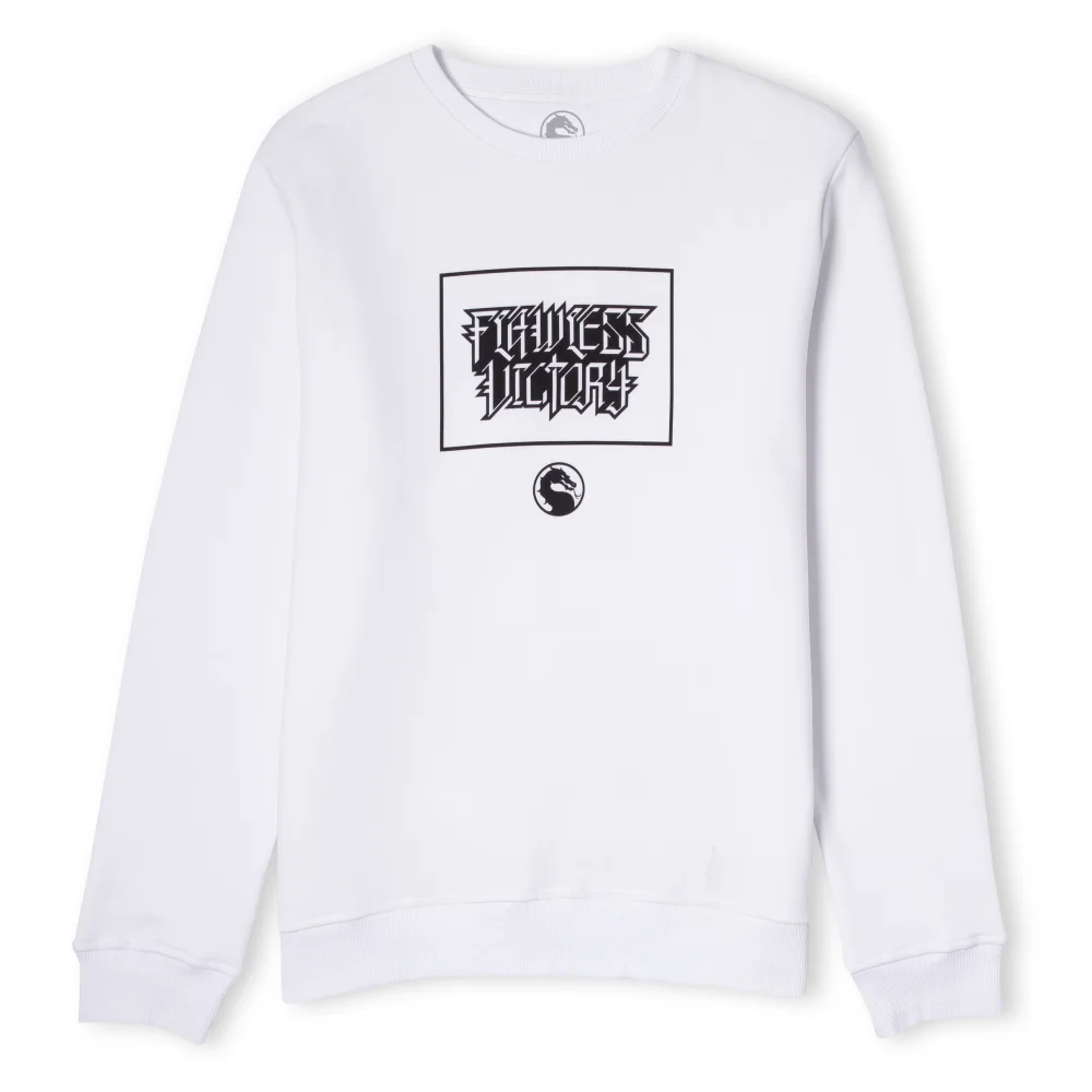 Mortal Kombat Flawless Victory Unisex Sweatshirt - White - M Image 1