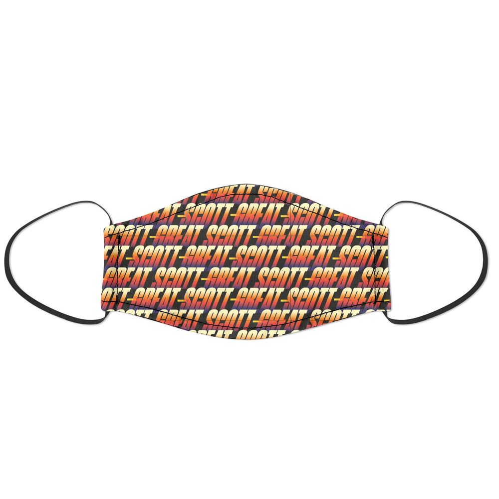 Back To The Future Great Scott Face Mask - S Image 1