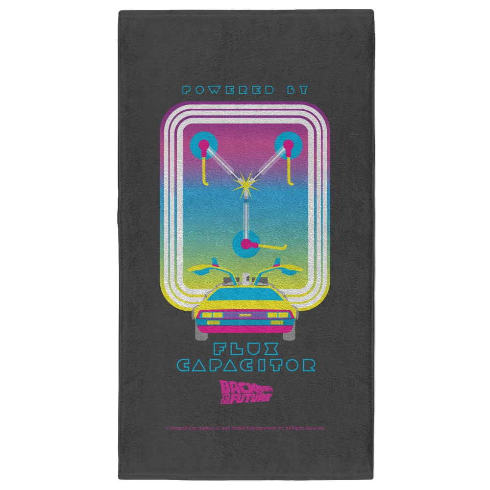 Back to the Future Flux Capacitor Pattern - Fitness Towel Image 1