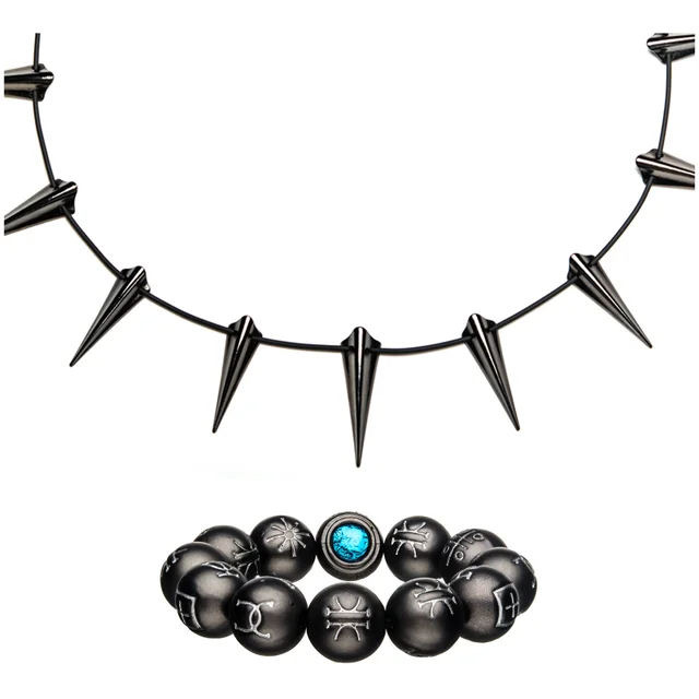 Marvel Black Panther Collector Replica Set - Kimoyo Beads and Tchalla Necklace (Worldwide Exclusive)