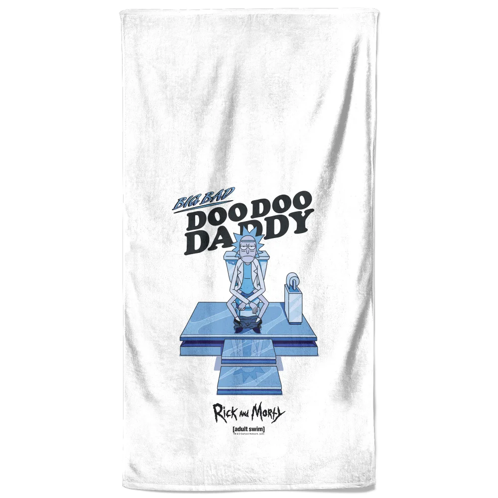 Rick and Morty Doo Doo Daddy Beach Towel Image 1