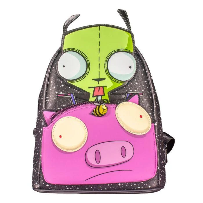 Loungefly Nickelodeon Invader Zim Gir Pig Doom Mini Backpack Image 1