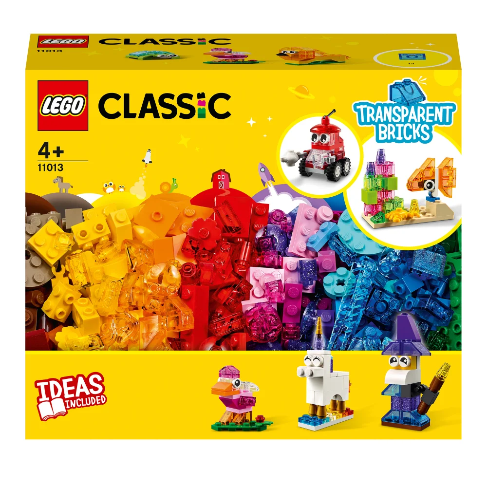 LEGO Classic: Creative Transparent Bricks Medium Set (11013) Image 1