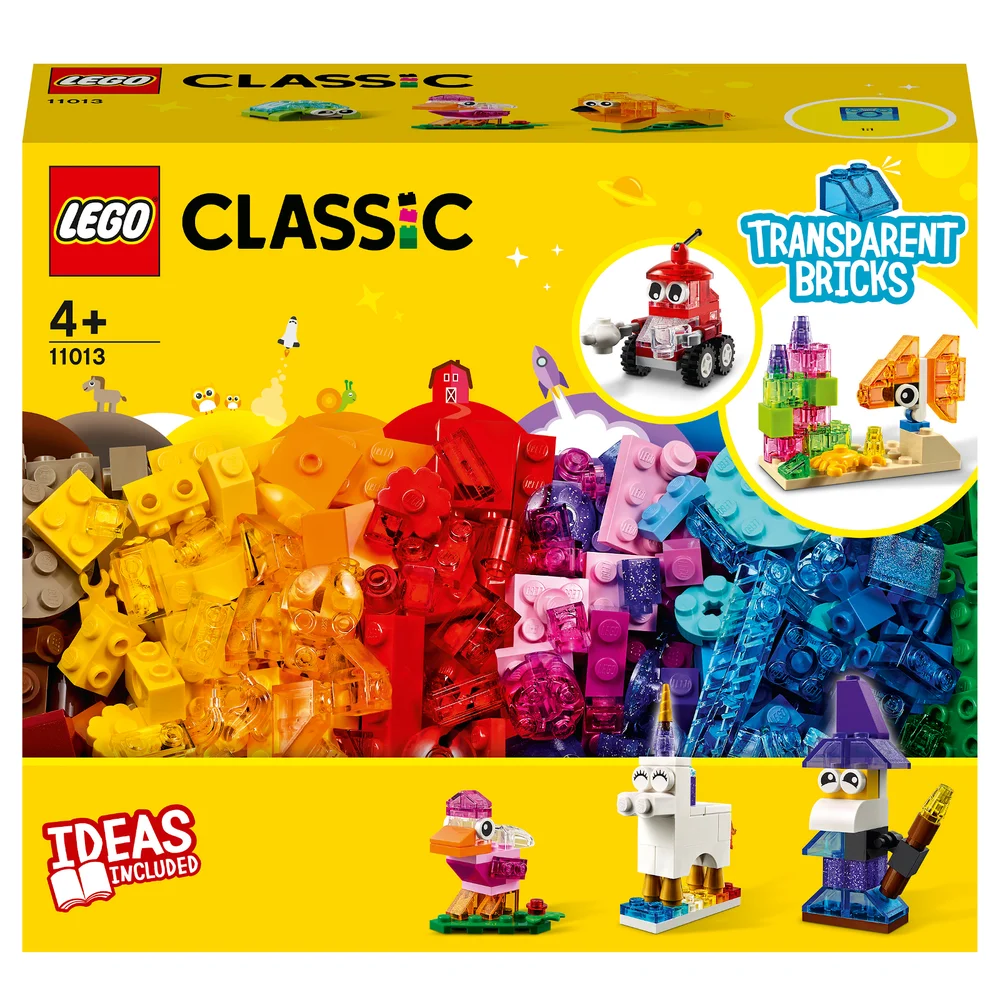 LEGO Classic: Creative Transparent Bricks (11013) Image 1