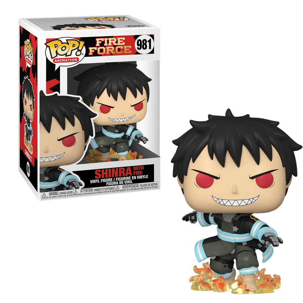 Fire Force Shinra with Fire Pop! Vinyl Image 1