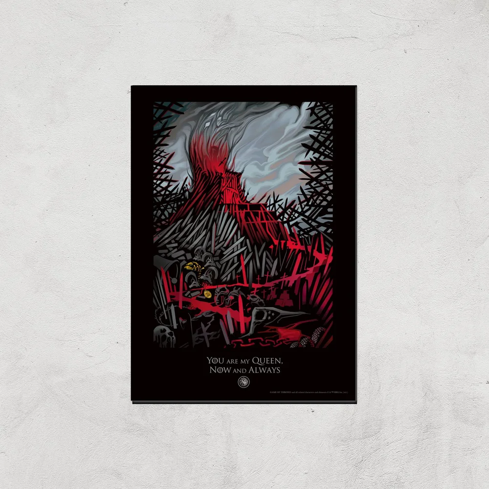 Game of Thrones My Queen Giclee Art Print - A4 - Print Only Image 1