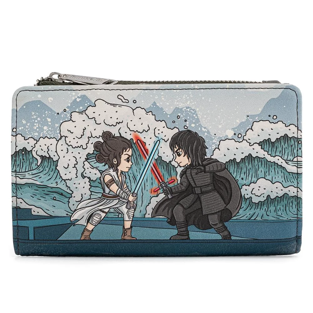 Loungefly Star Wars Kylo Rey Mixed Emotions Flap Wallet Image 1