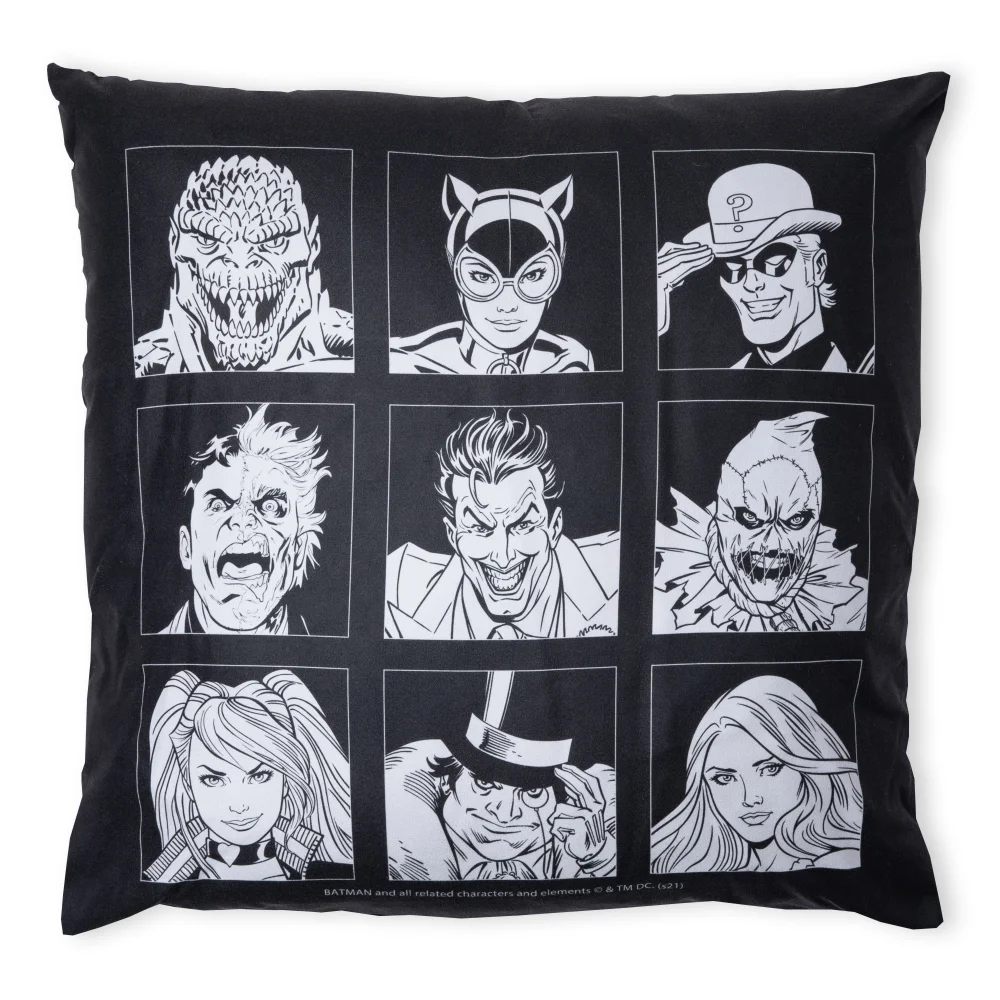 Batman Villains Icon Cushion Square Cushion - 40x40cm Image 1