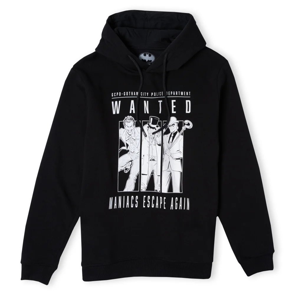 Batman Villains Gotham's Most Wanted Hoodie - Black - XXL Image 1