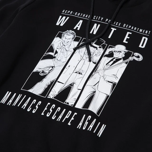 Batman Villains Gotham's Most Wanted Hoodie - Black