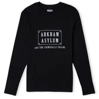 Batman Villains Arkham Asylum Unisex Long Sleeve T-Shirt - Black - undefined undefined