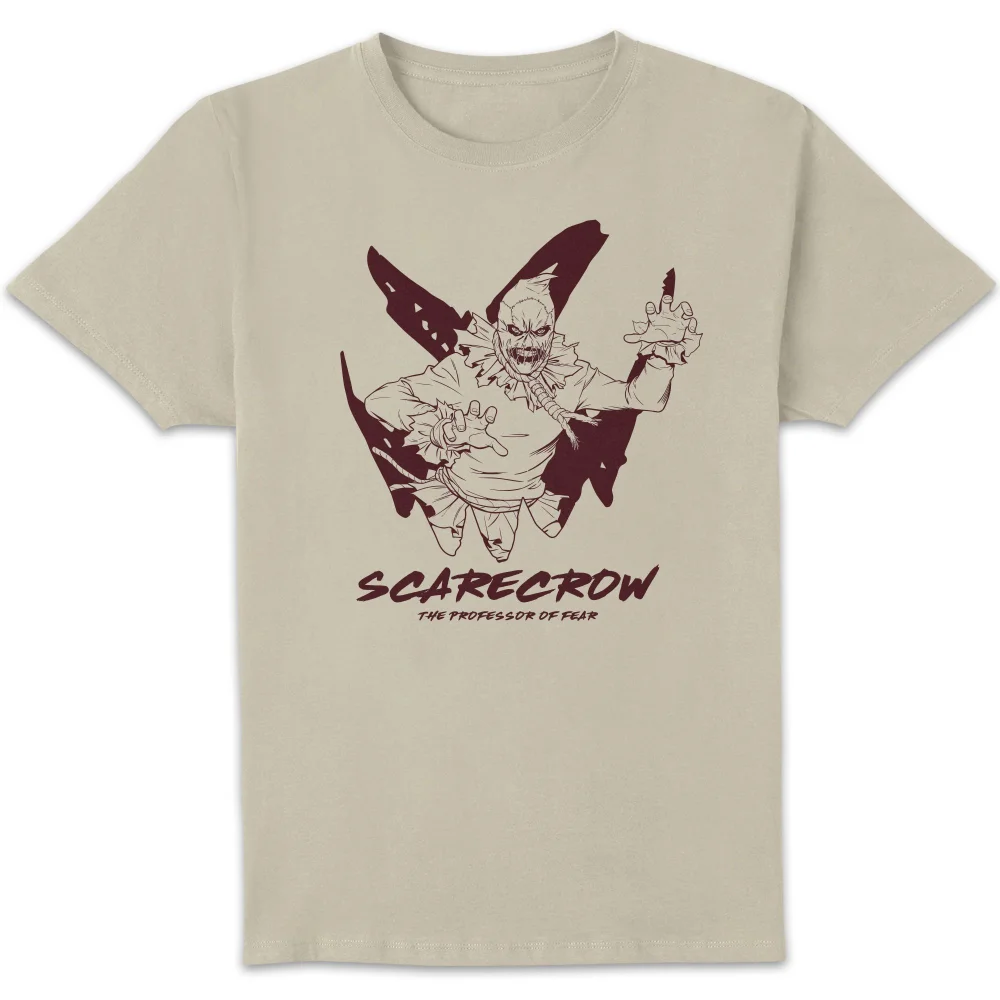 Batman Villains Scarecrow Unisex T-Shirt - White Vintage Wash - S Image 1