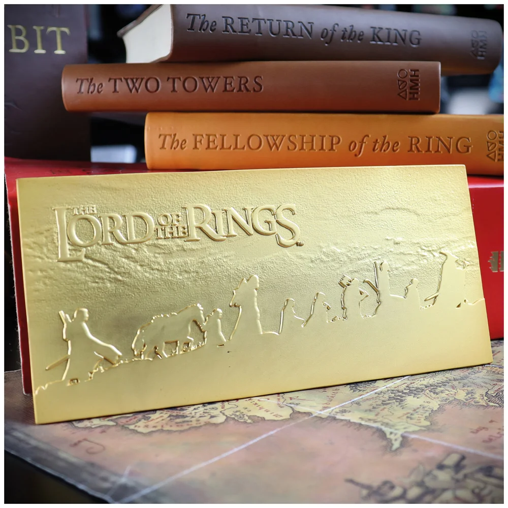 DUST! Lord of the Rings "Fellowship of the Ring" Plaque Replica - Zavvi Exclusive Image 1