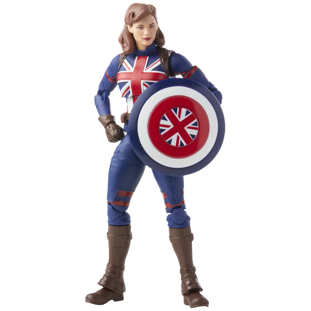 Hasbro Marvel Legends Series Marvel’s Captain Carter What If Action Figure and Build-a-Figure Parts Image 1