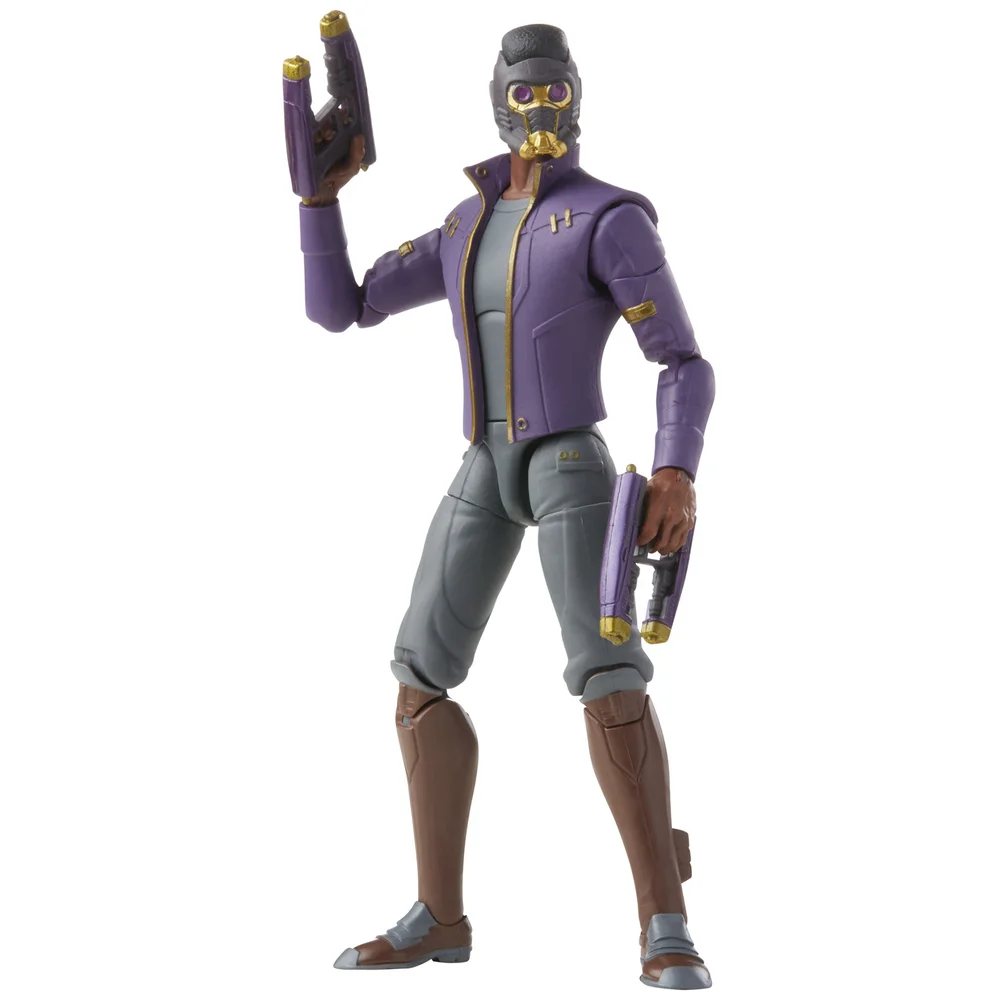 Hasbro Marvel Legends Series T'Challa Star-Lord What If Action Figure and Build-a-Figure Parts Image 1