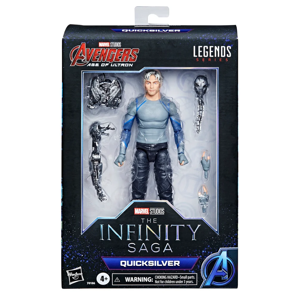 Hasbro Marvel Legends Avengers Series 6-inch Quicksilver Image 1