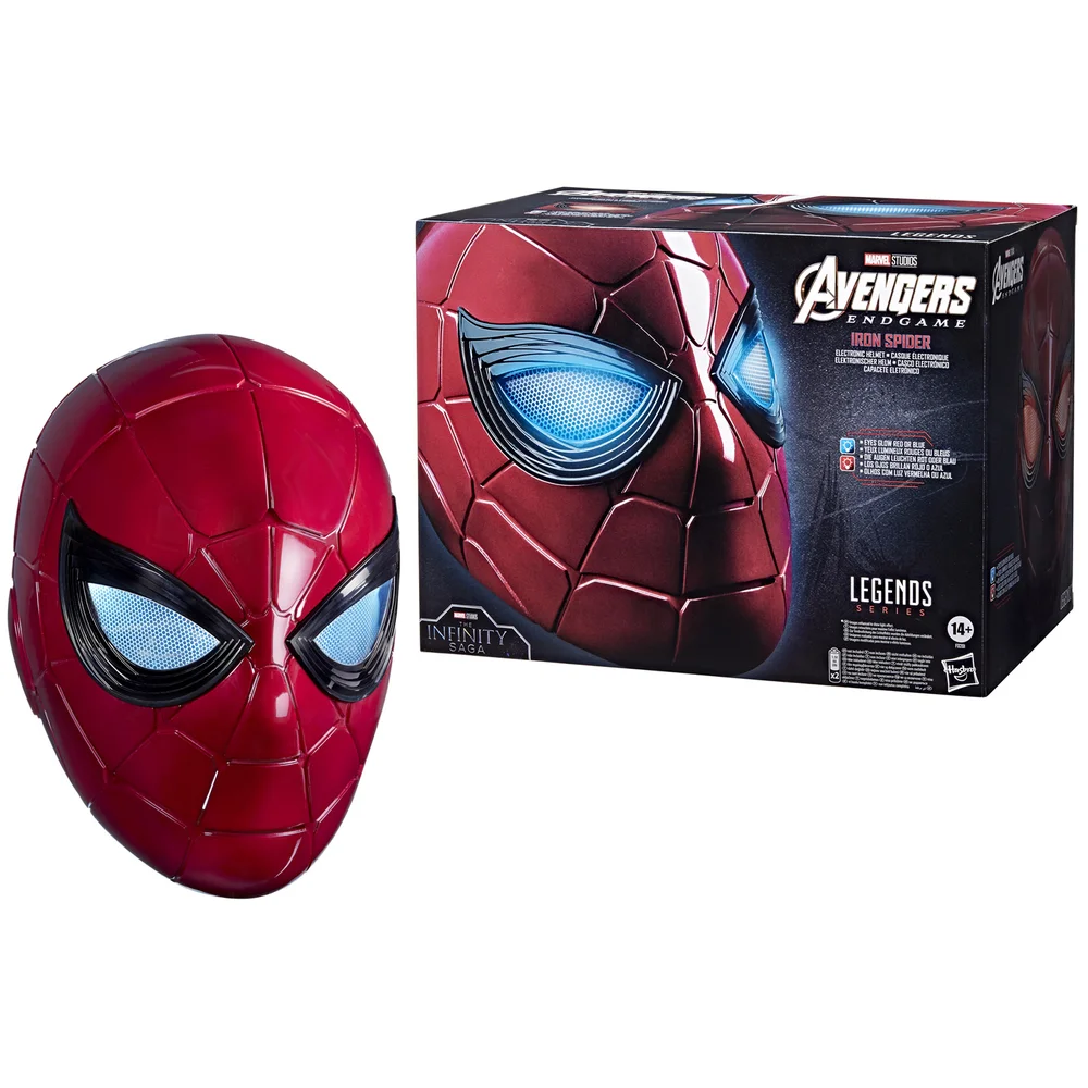 Hasbro Marvel Legends Series Spider-Man Iron Spider Electronic Helmet Replica Image 1