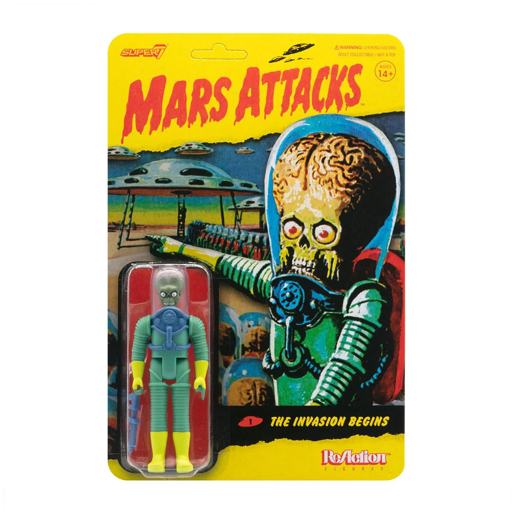 Super7 Mars Attacks Reaction Figure - The Invasion Begins Image 1