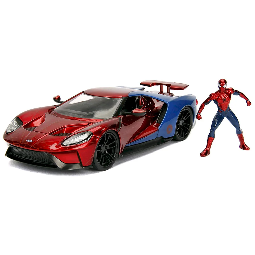 Jada Toys Marvel Spider-Man 2017 Ford Gt 1:24 Image 1