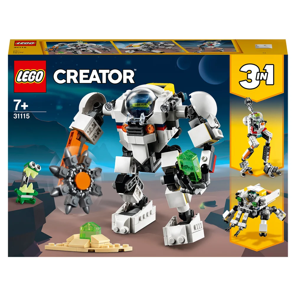 LEGO Creator: 3 in 1 Space Mining Mech Toy (31115) Image 1