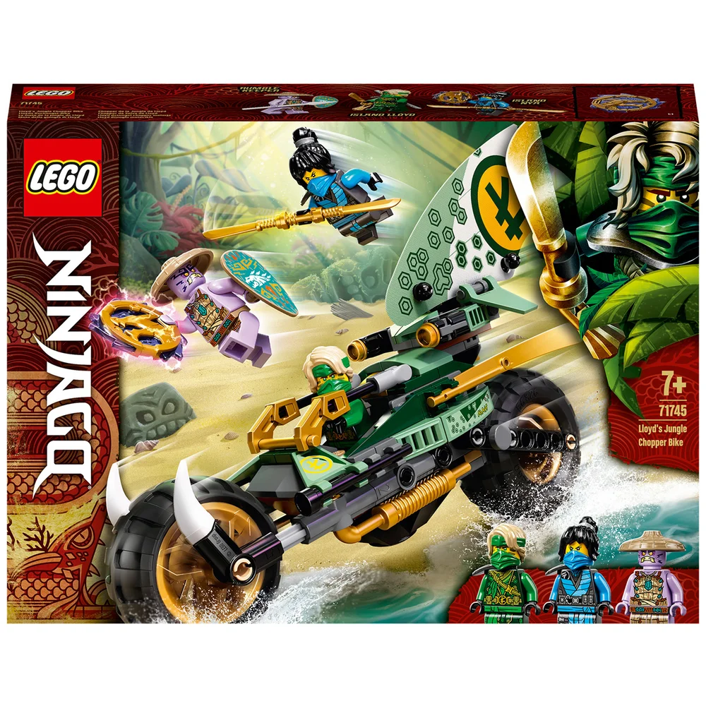 LEGO NINJAGO: Lloyd’s Jungle Chopper Bike Motorbike Toy (71745) Image 1