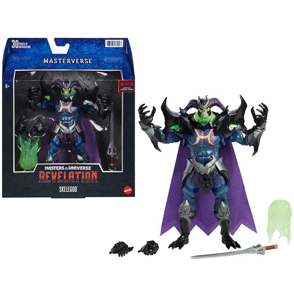 Mattel Masters of the Universe: Revelation Masterverse Action Figure - Skelegod Image 1