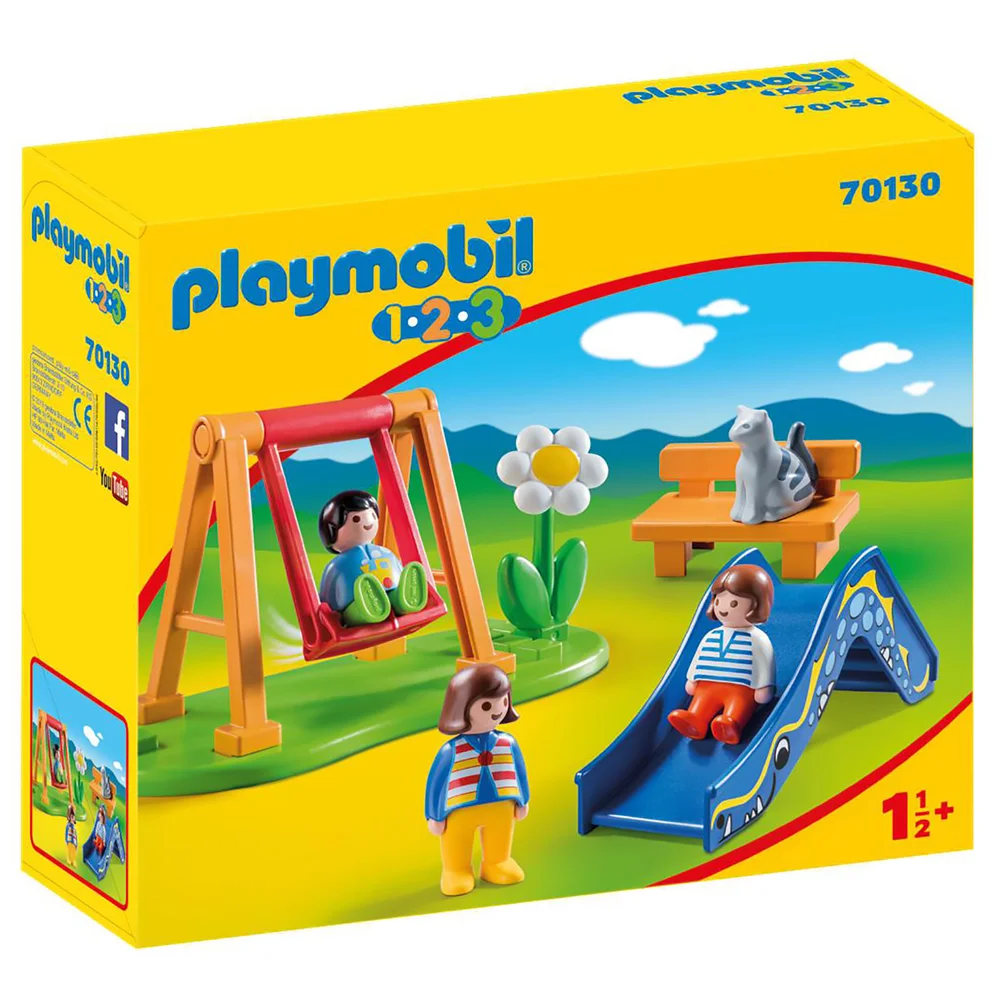 Playmobil 1.2.3 Children's Playground for Children 18 Months+ (70130) Image 1
