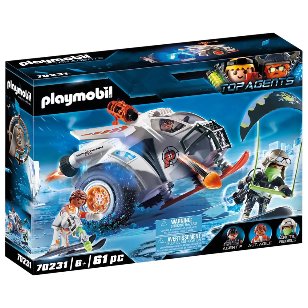 Playmobil Top Agents V Spy Team Snow Glider (70231) Image 1