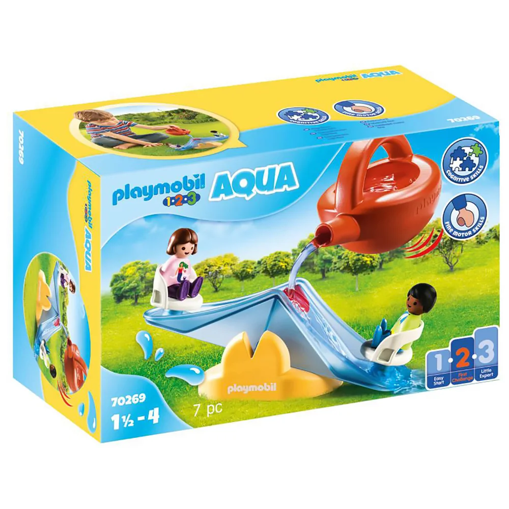 Playmobil AQUA Water Seesaw with Watering Can For 18+ Months (70269) Image 1
