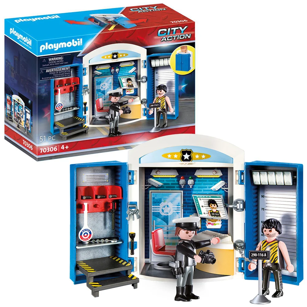 Playmobil Police Station Play Box (70306) Image 1