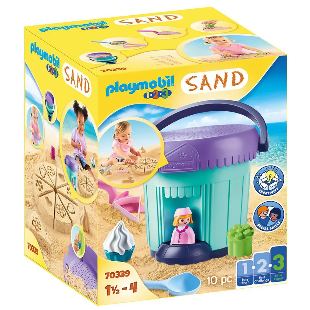 Playmobil SAND Bakery Sand Bucket For 18+ Months (70339) Image 1