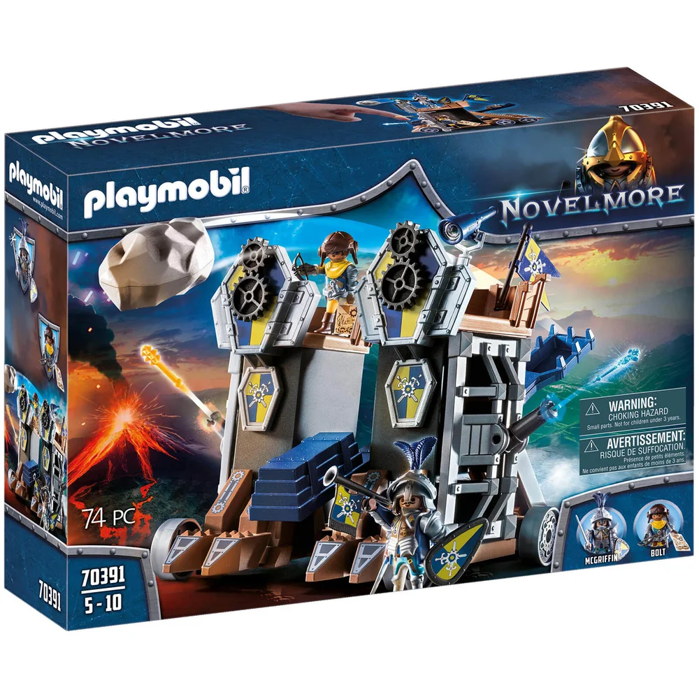 Playmobil Novelmore Knights Mobile Fortress with Water Cannon (70391) Image 1