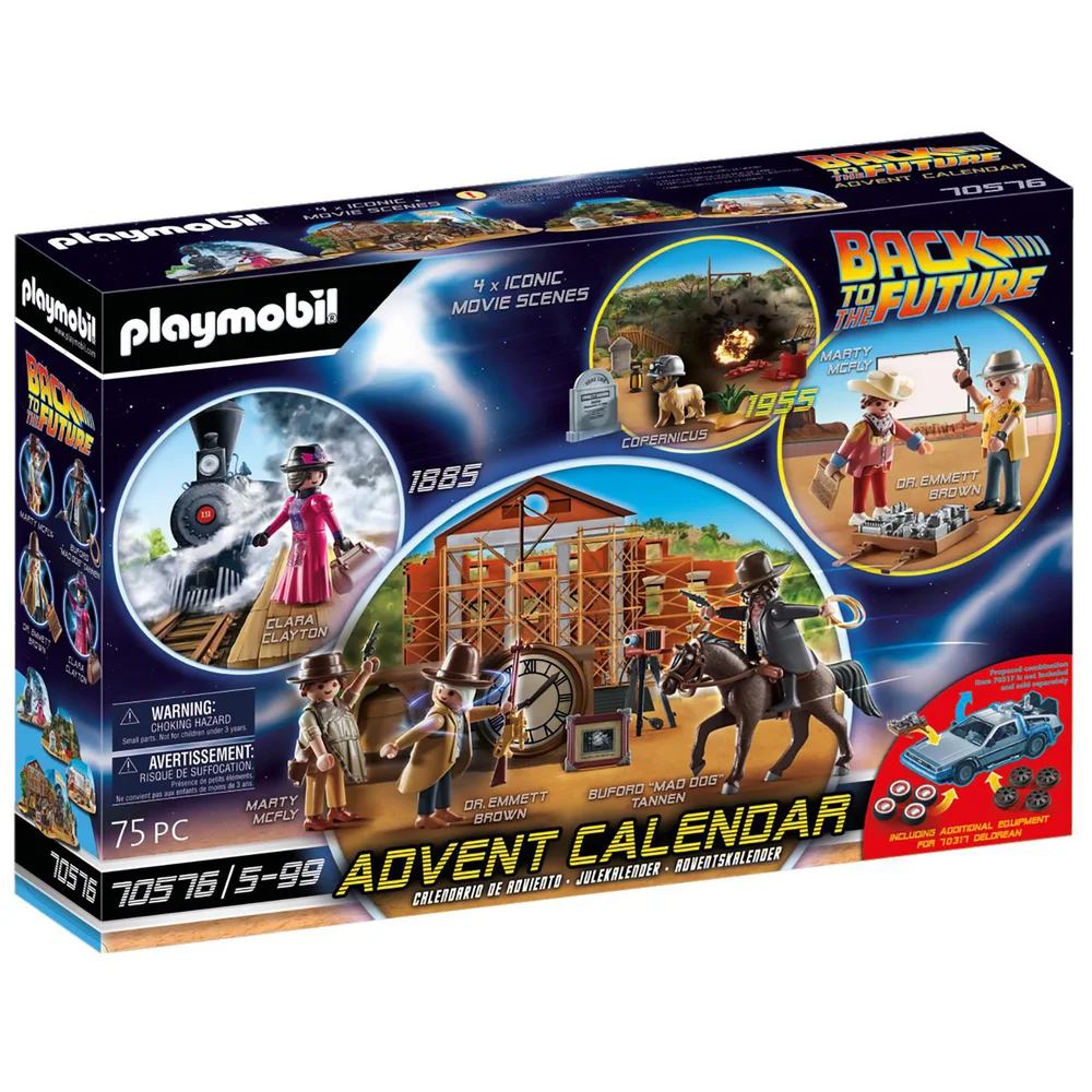Playmobil Advent Calendar Back to the Future - Western (70576) Image 1